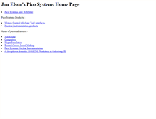 Tablet Screenshot of jelinux.pico-systems.com